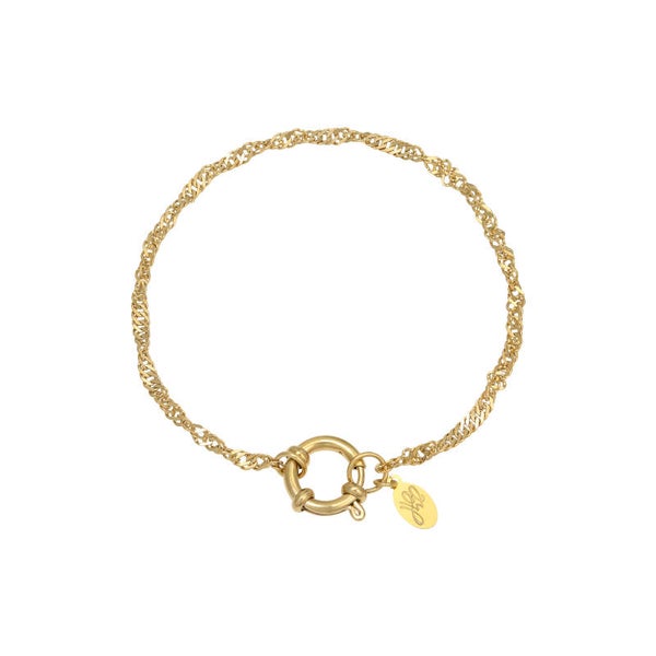 Stainless steel armband Loures Gold