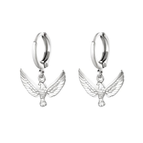 Oorbellen Freedom zilver