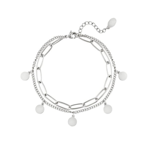 Stainless steel armband Ventose Silver