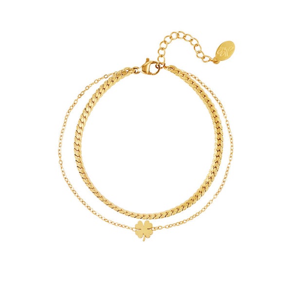 Stainless steel armband Novara Gold