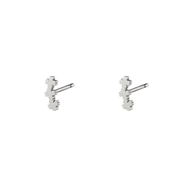 Stainless steel oorbellen Bello Silver
