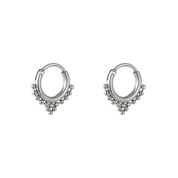 Stainless steel oorbellen Bettulia Silver