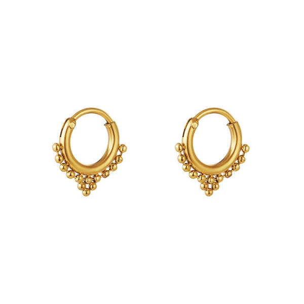 Stainless steel oorbellen Bettulia Gold