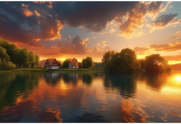 Sonnenuntergang See