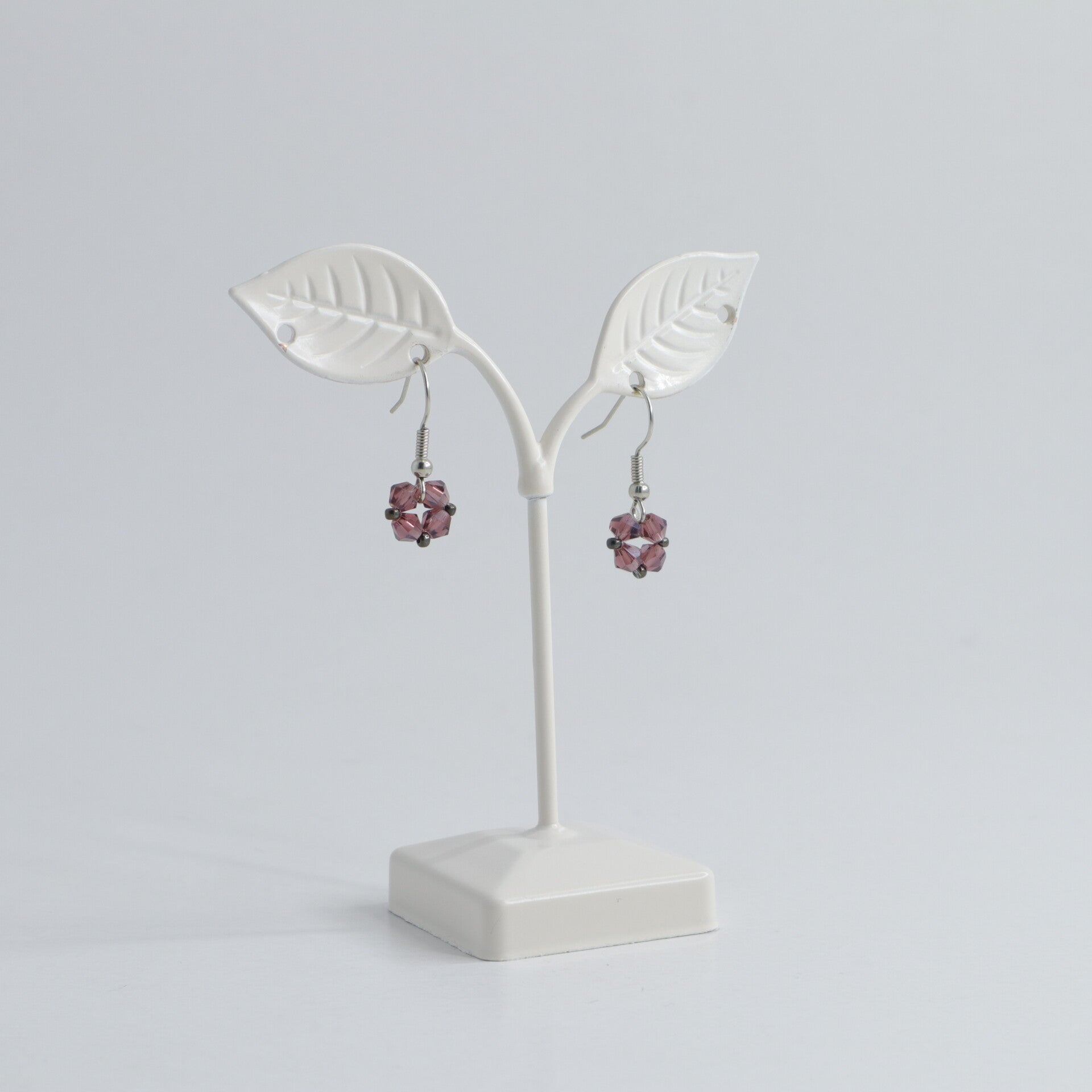 Lies Cerise Oorbellen Strass