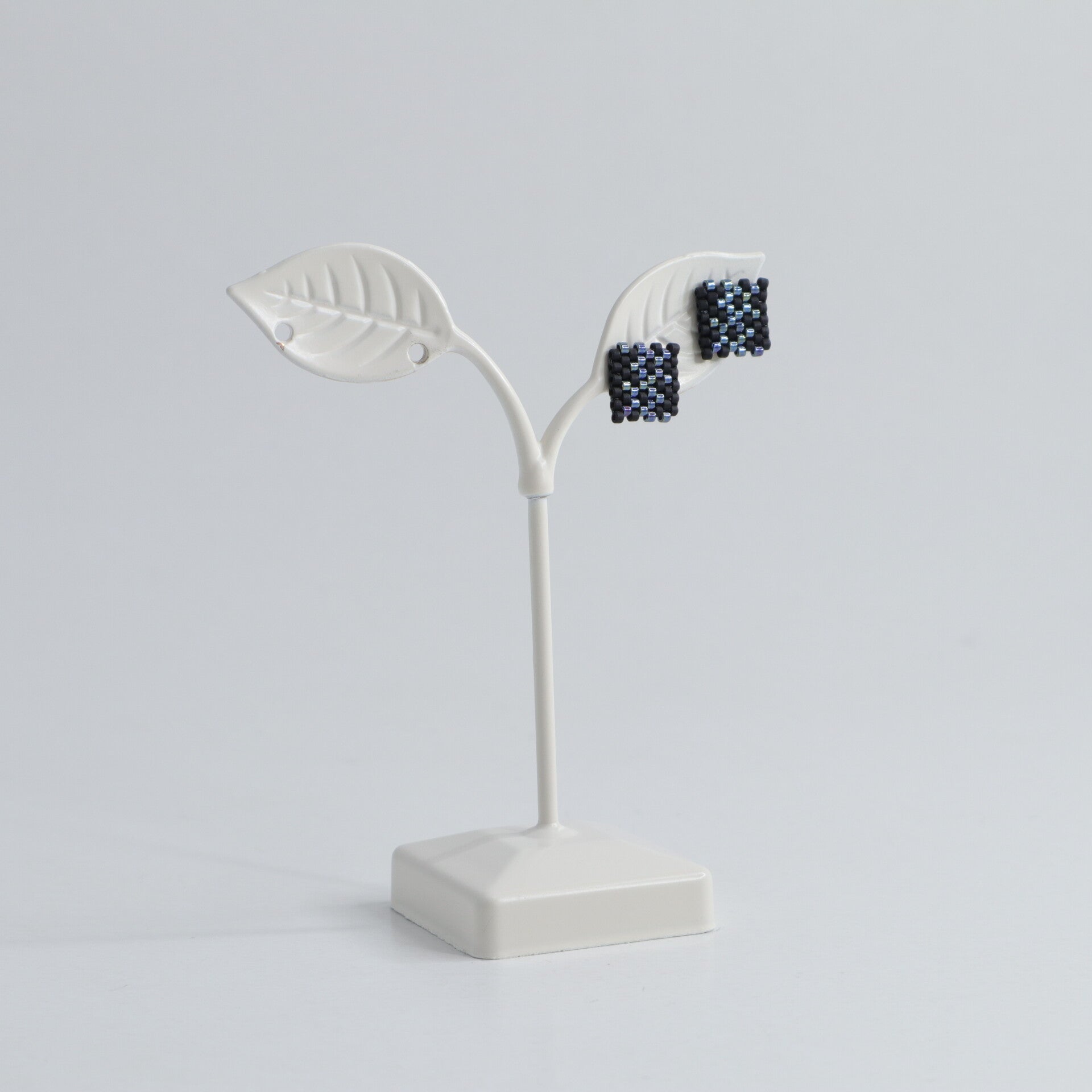 Lies Cerise Oorbellen Mini Vloedgolf Zwart/Blauw