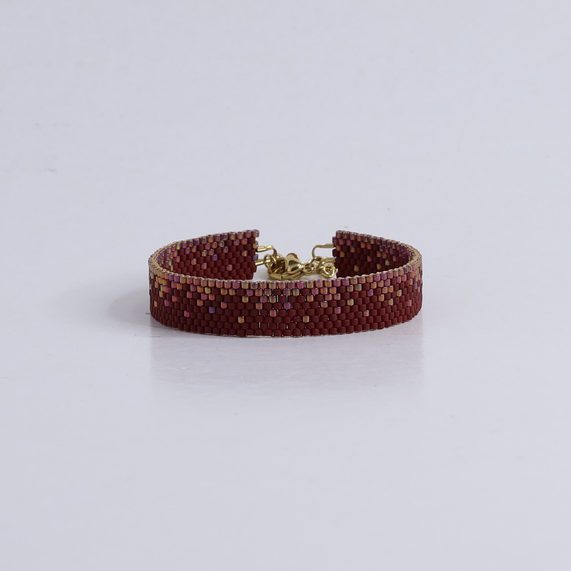 Lies Cerise Armband 'Batik Cerise' Avondglans
