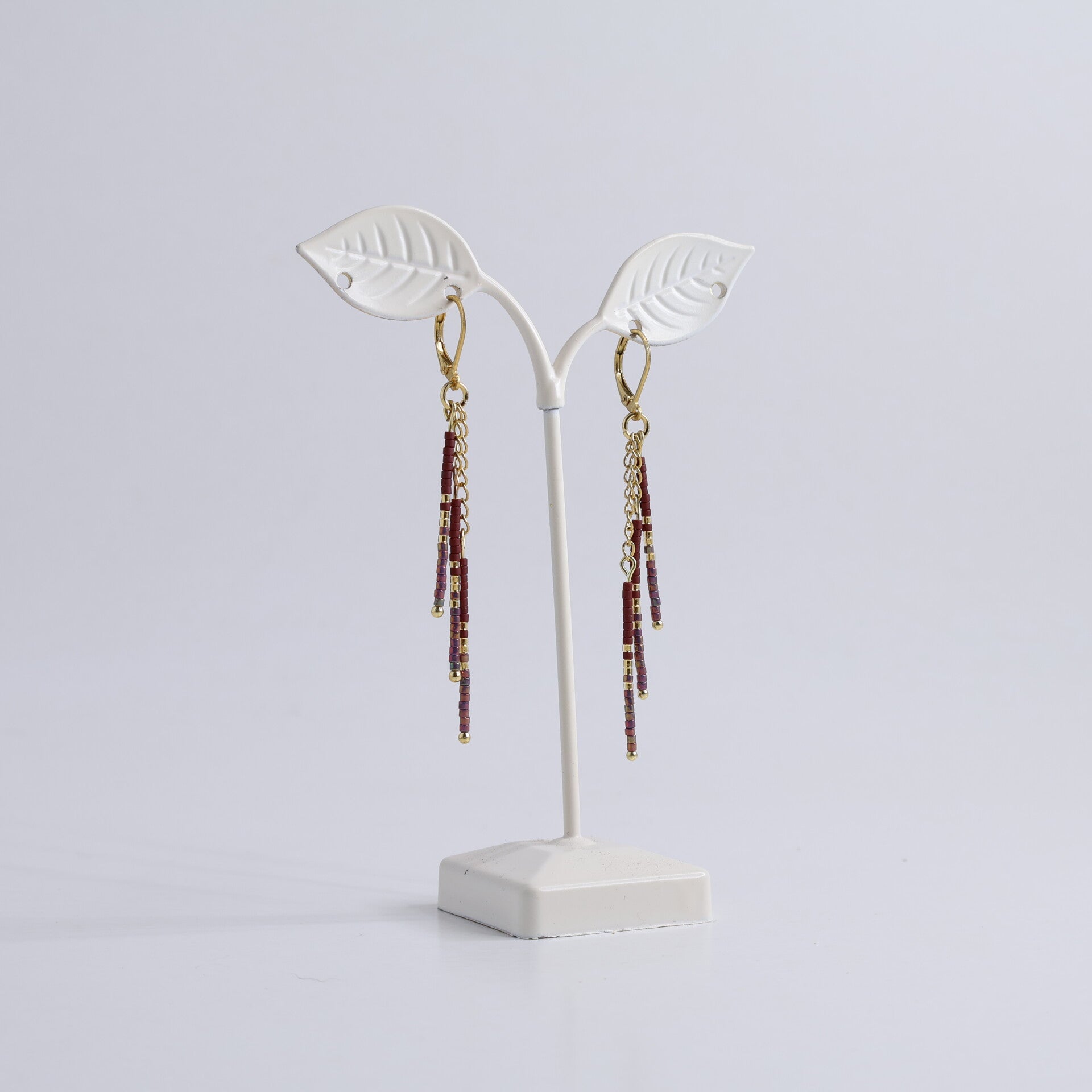 Lies Cerise Oorbellen 'Batik Cerise' Elegant