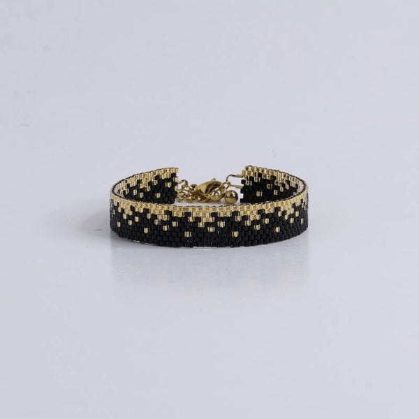 Lies Cerise Armband 'Nuit Ambrée' Avondglans