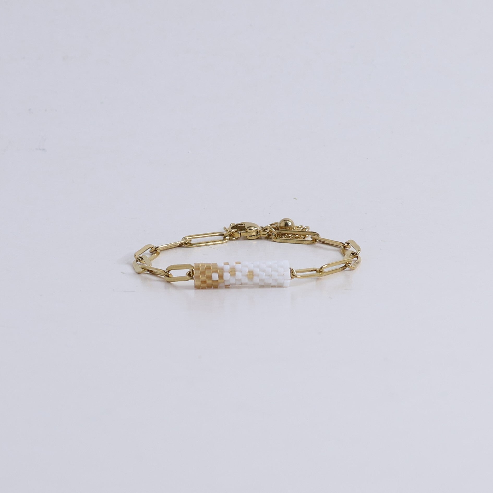 Lies Cerise Armband 'Sable Blanc' Avondglimmer