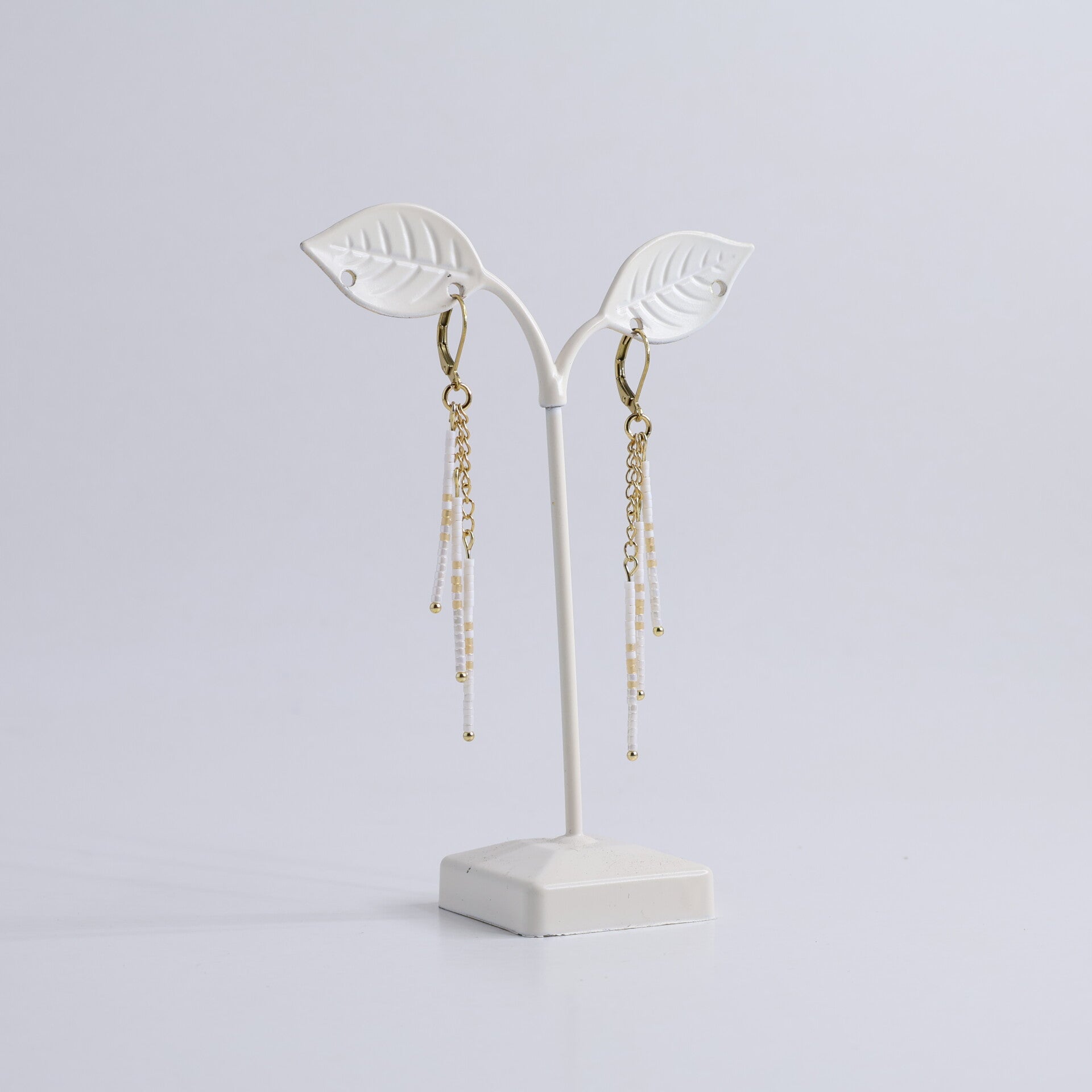 Lies Cerise Oorbellen 'Sable Blanc' Elegant