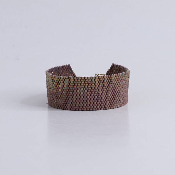 Lies Cerise Armband 'Terre Irisée' Avondgloed