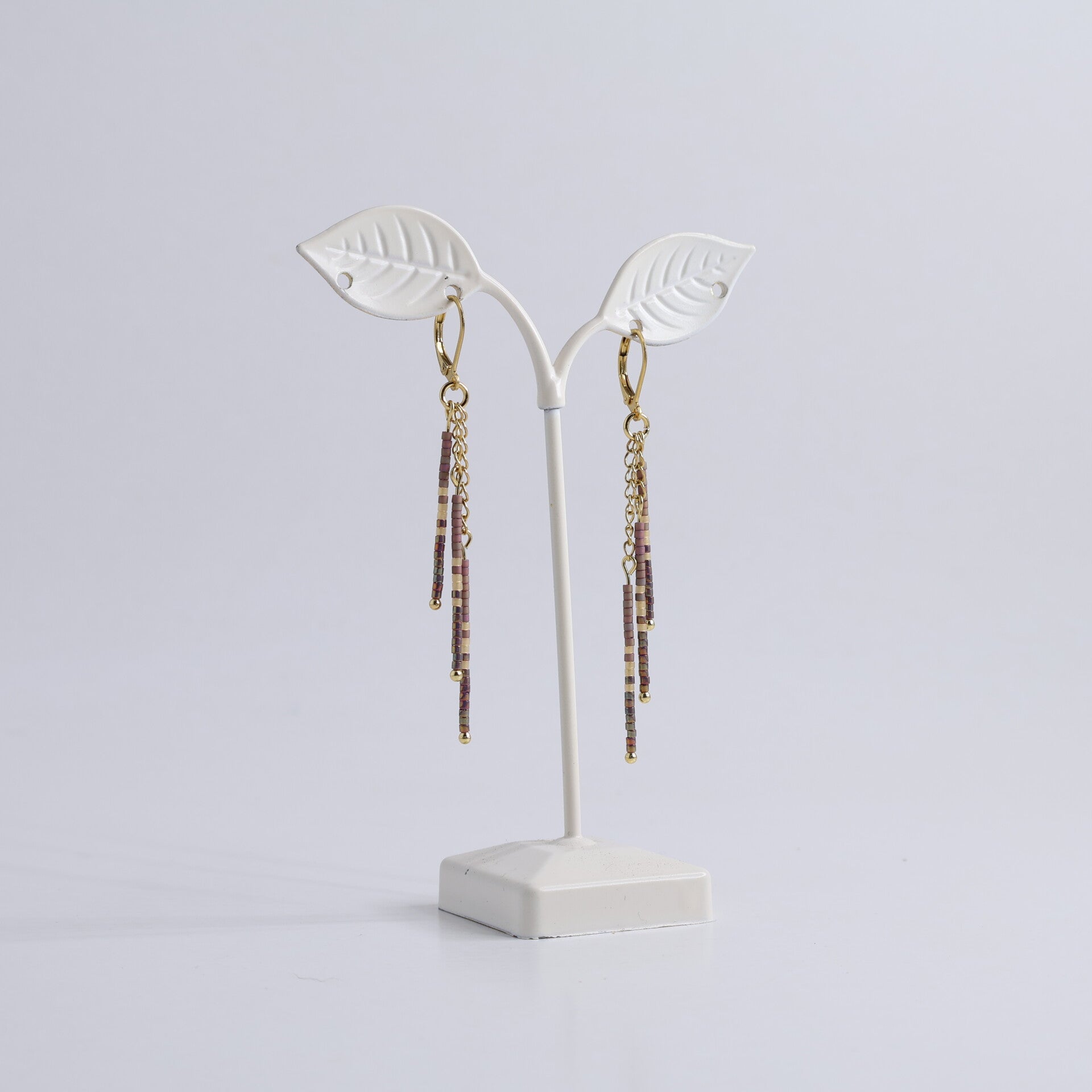 Lies Cerise Oorbellen 'Terre Irisée' Elegant