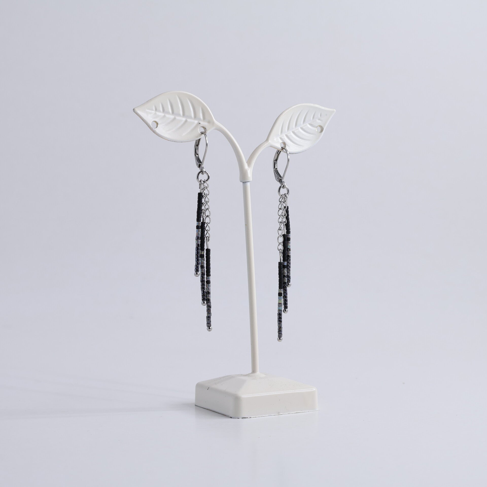 Lies Cerise Oorbellen 'Eclat Noir' Elegant