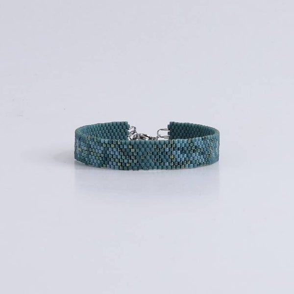 Lies Cerise Armband 'Metallic Eucalyp' Zeeschelp