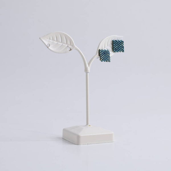 Lies Cerise Oorbellen 'Metallic Eucalyp' Mini Vloedgolf ME