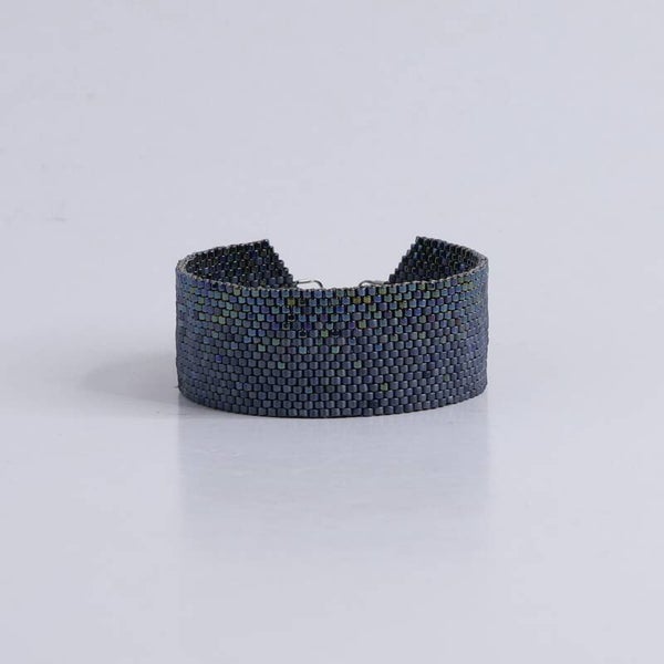 Lies Cerise Armband 'Pierre Bleue' Avondgloed