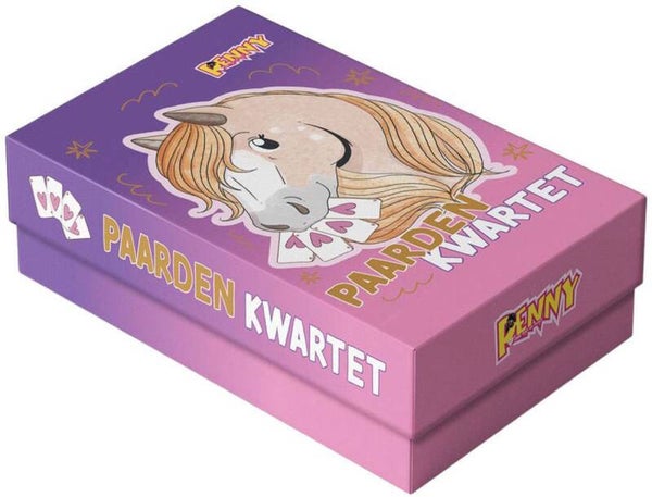 Penny Paardenkwartet - Kwartet voor Kinderen - Kwartetten - Kaarten - Kaartspel - Spel - Vakantie Spelletjes - Spelletje - Auto - Speelgoed Meisjes - Kaartspellen - Spellen - Paarden Spullen - Paard - Pony - Benodigdheden - Artikelen