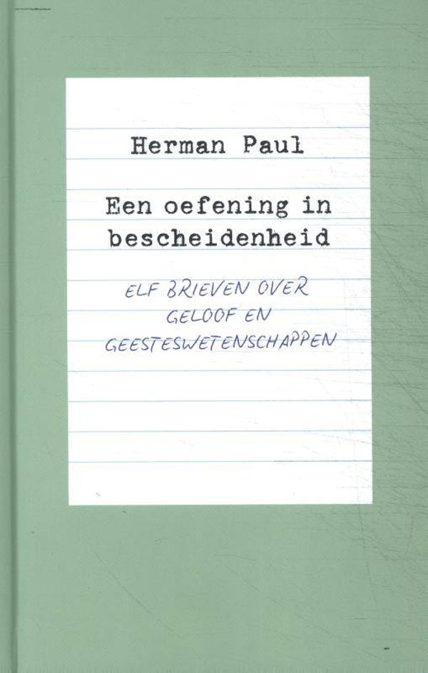 Een oefening in bescheidenheid - Herman Paul