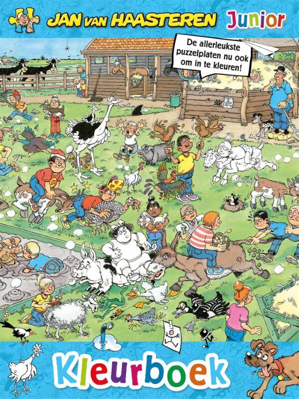 Junior kleurboek Jan van Haasteren - Jan van Haasteren