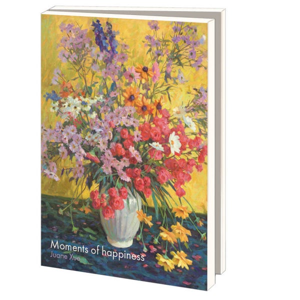 Kaartenmapje met envelopp - groot - Moments of happiness - Juane Xue