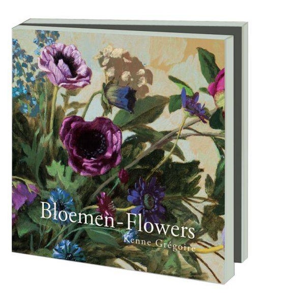 Kaartenmapje met enveloppen-vierkant-Bloemen-Flowers-Kenne Grégoire