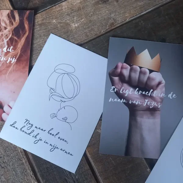 Design II - Christelijke Bevalling Affirmatiekaarten