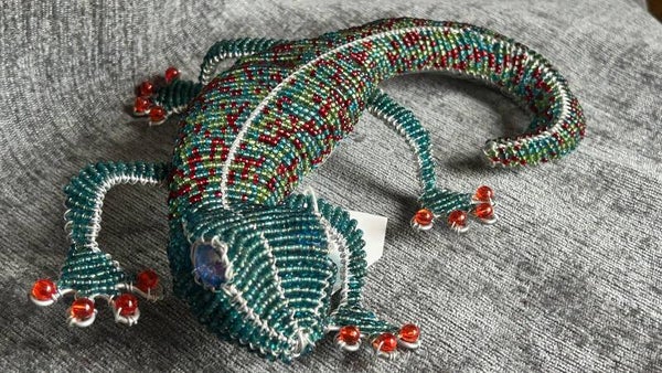 Large beaded lizard