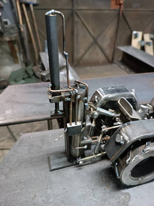 Tracteur avec sa fendeuse