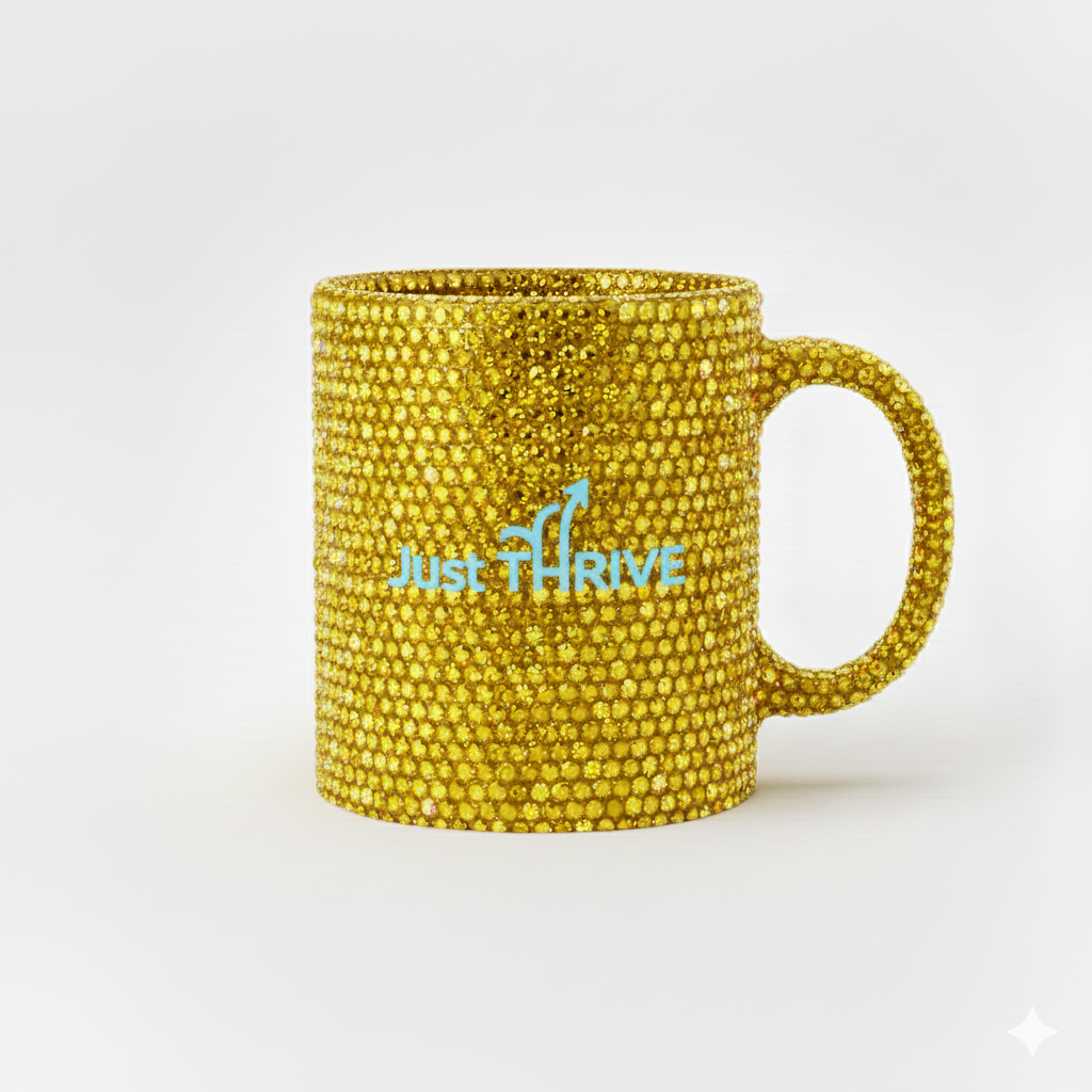 Just THRIVE Branded Mugs!