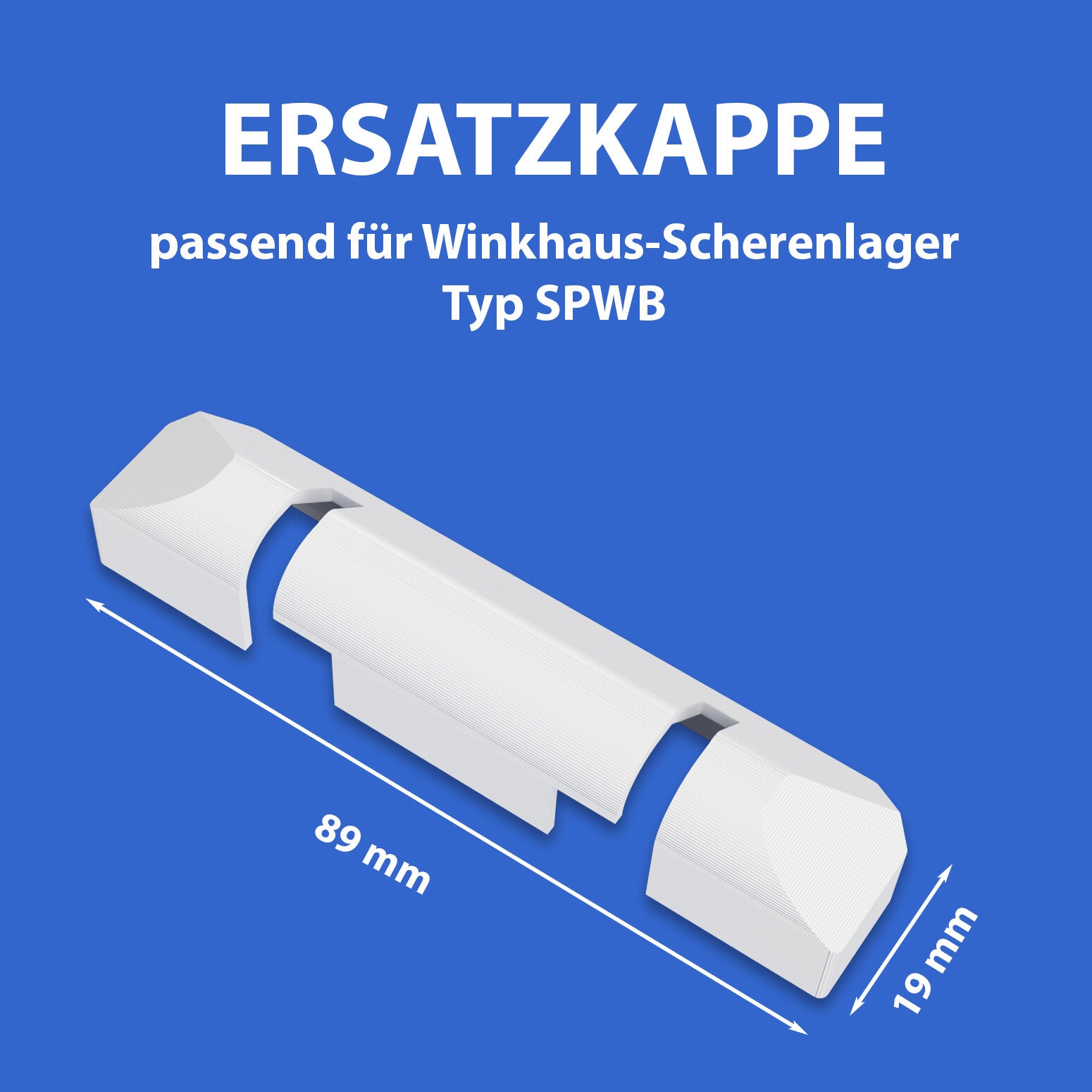 Abdeckkappe passend für Winkhaus SPWB-Scherenlager - Ersatzteil für Fensterbeschläge