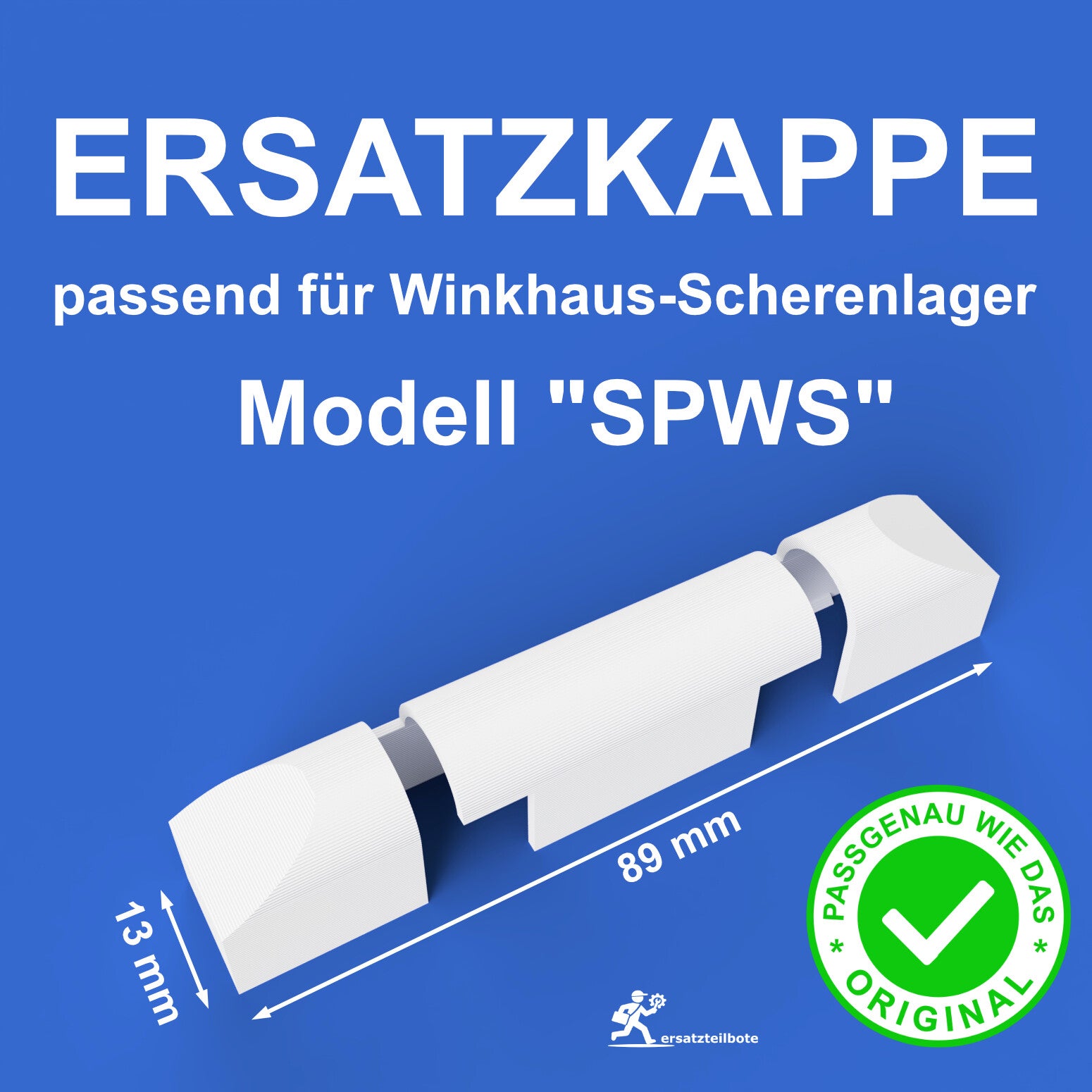 Abdeckkappe passend für Winkhaus SPWS-Scherenlager - Ersatzteil für Fensterbeschläge
