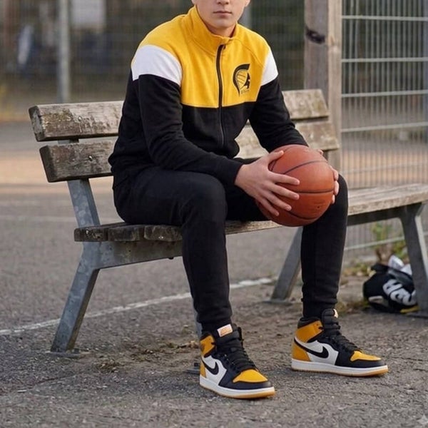 The Spartan Contrast Track Top