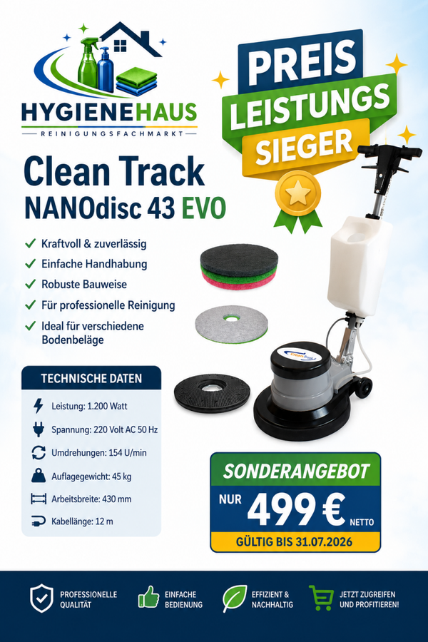 NANOdisc 43 Evolution Einscheibenmaschine