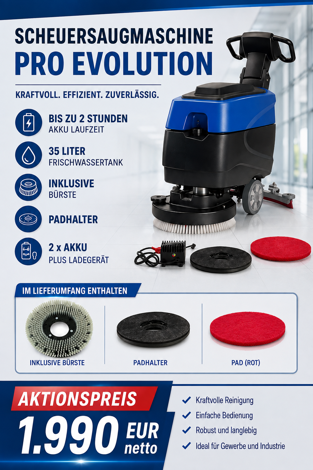 Hygienehaus ProMax Scheuersaugmaschine