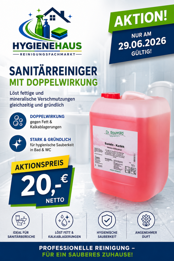 Dr. Rauwald Sanifresh 10 Liter Sanitärreiniger