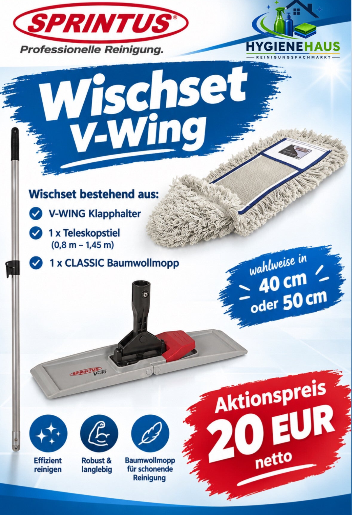 Sprintus Wisch-Set V-Wing