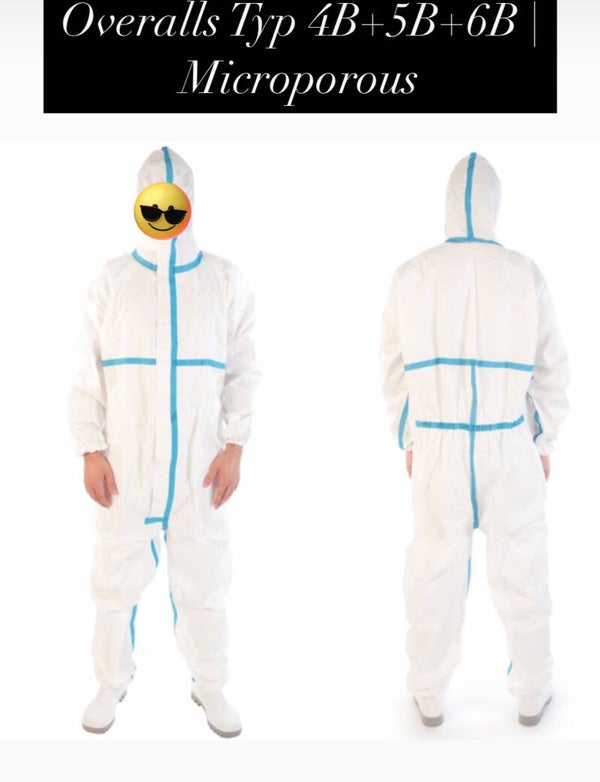 Overalls Typ 4B+5B+6B aus Microporous XL