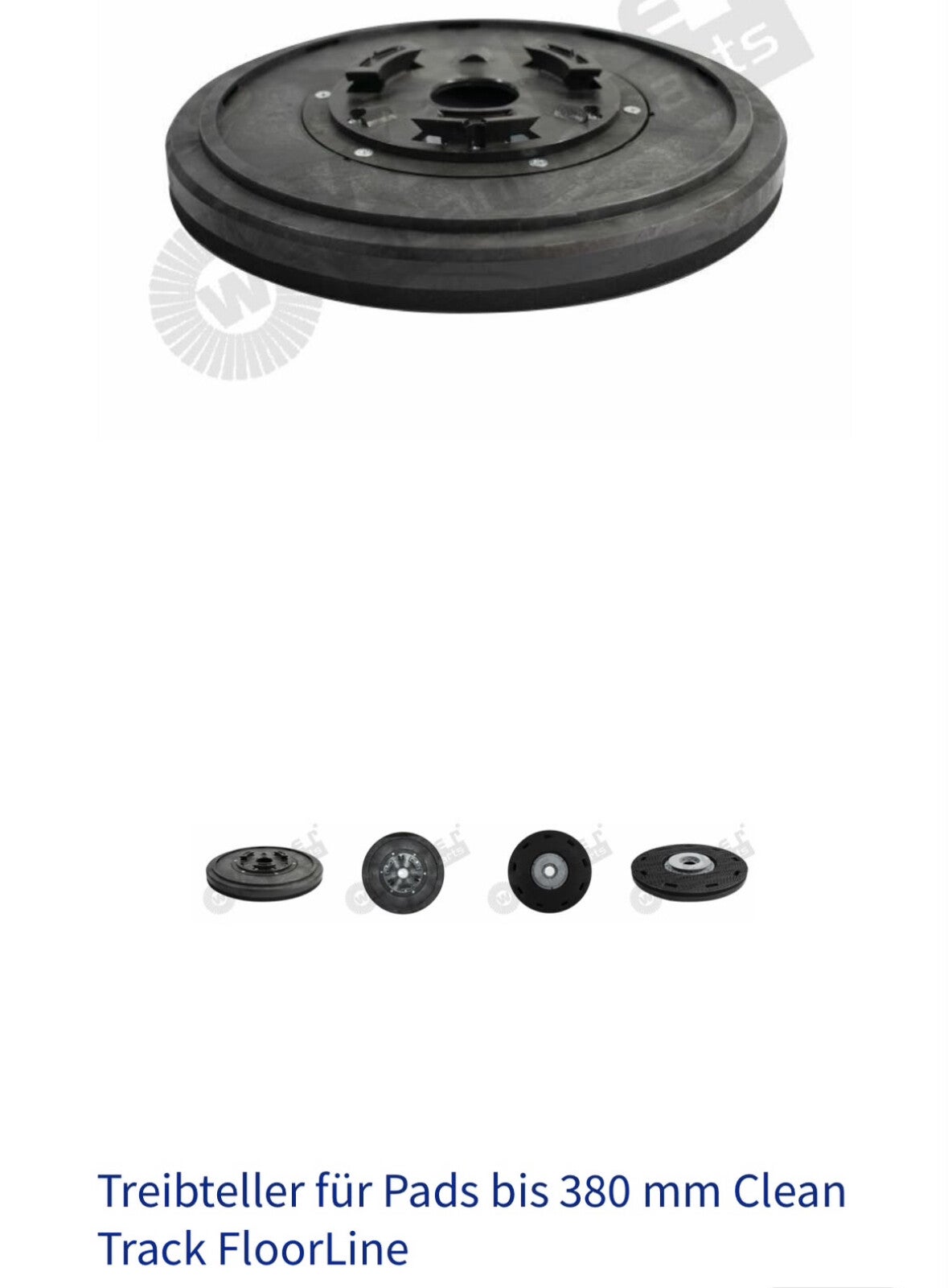 Treibteller für Pads bis 380mm
