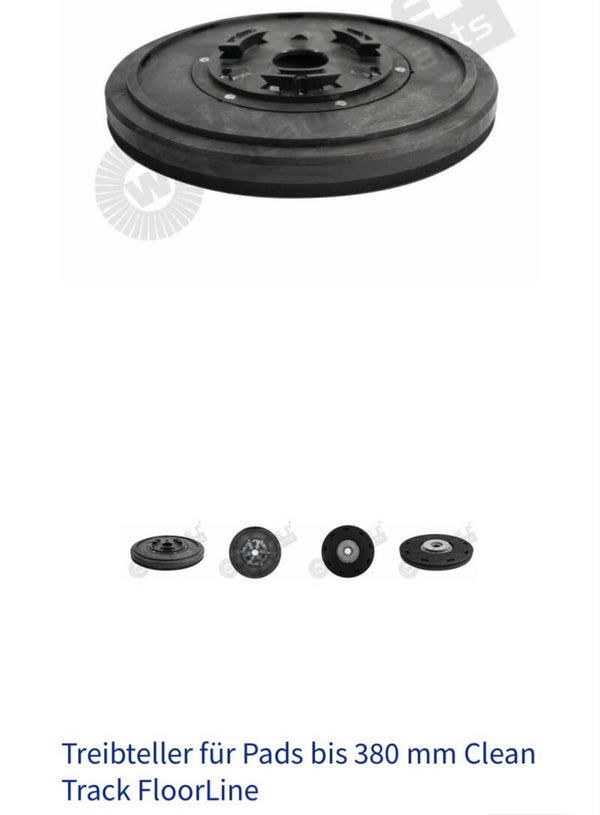 Treibteller für Pads bis 380mm