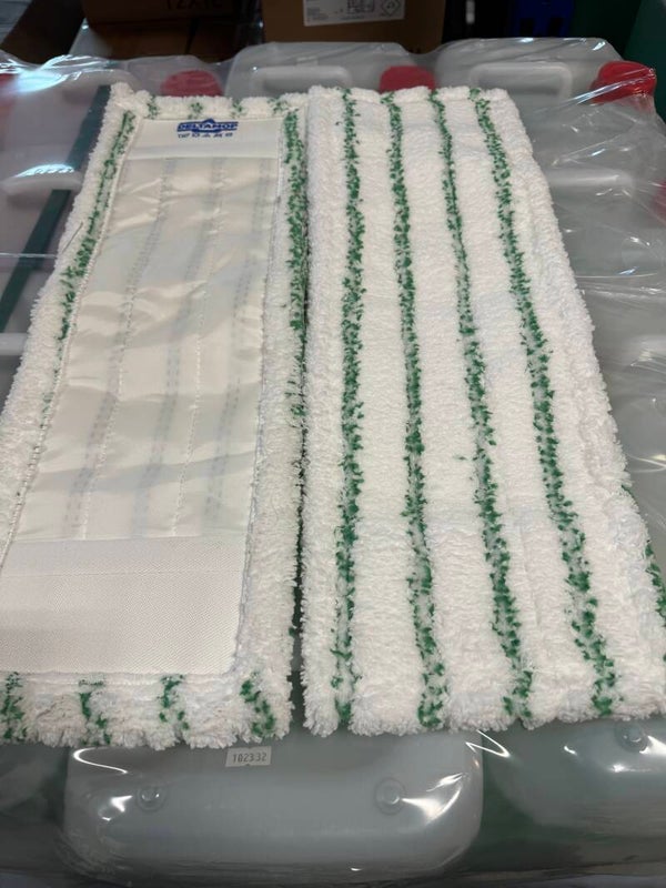 Mikrofasermopp grün gestreift - 10 Stück