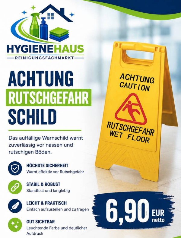 Rutschgefahr Schild