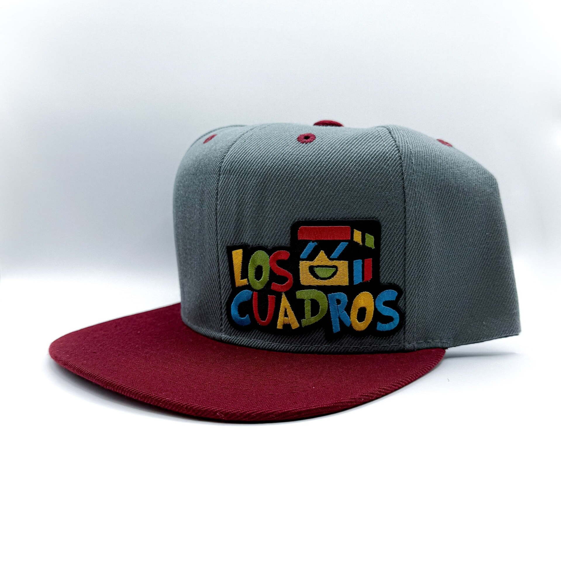 Gorra Los Cuadros Marron/Gris
