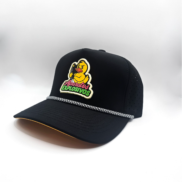 Gorra Aparatos Explosivos Negro Amarillo