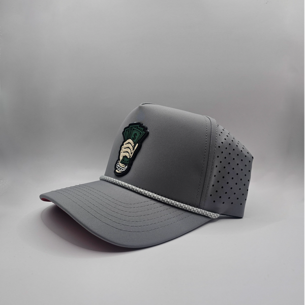 Gorra Billetes Verdes Gris