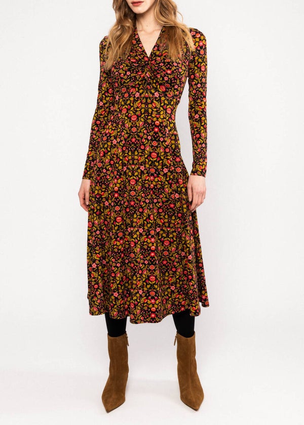 Hot knot shawl - Jardin encantado