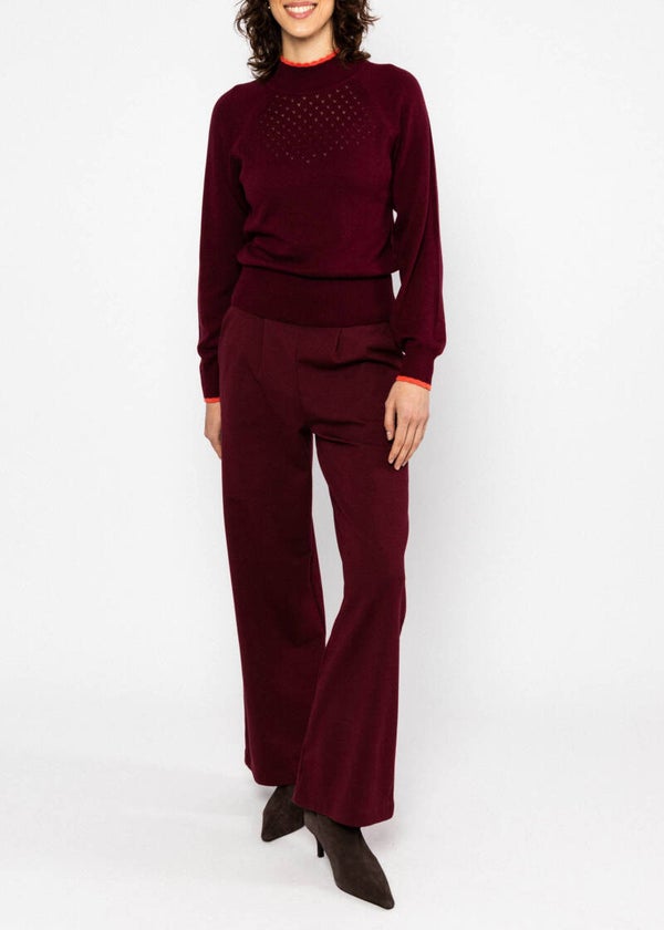 Delicious minds - Burgundy dream knit