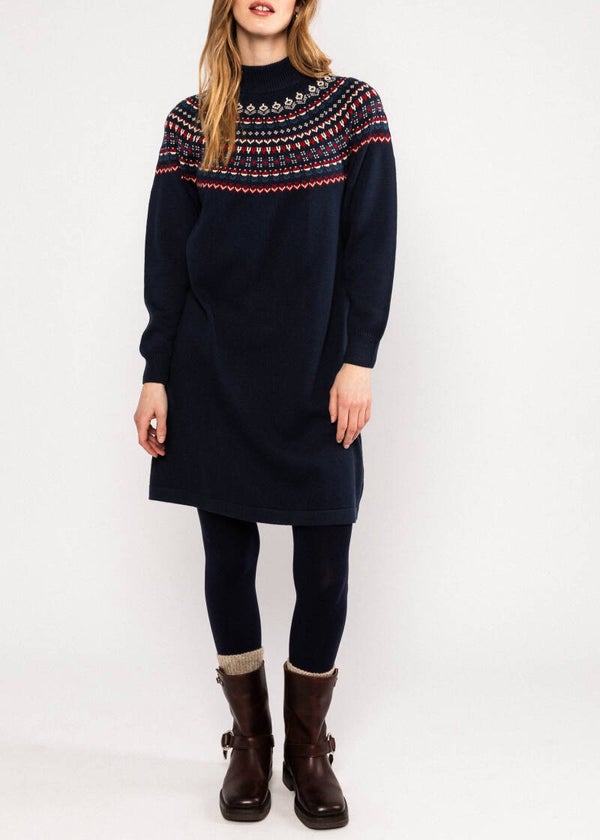 Scandi woods - Knitted memory blue