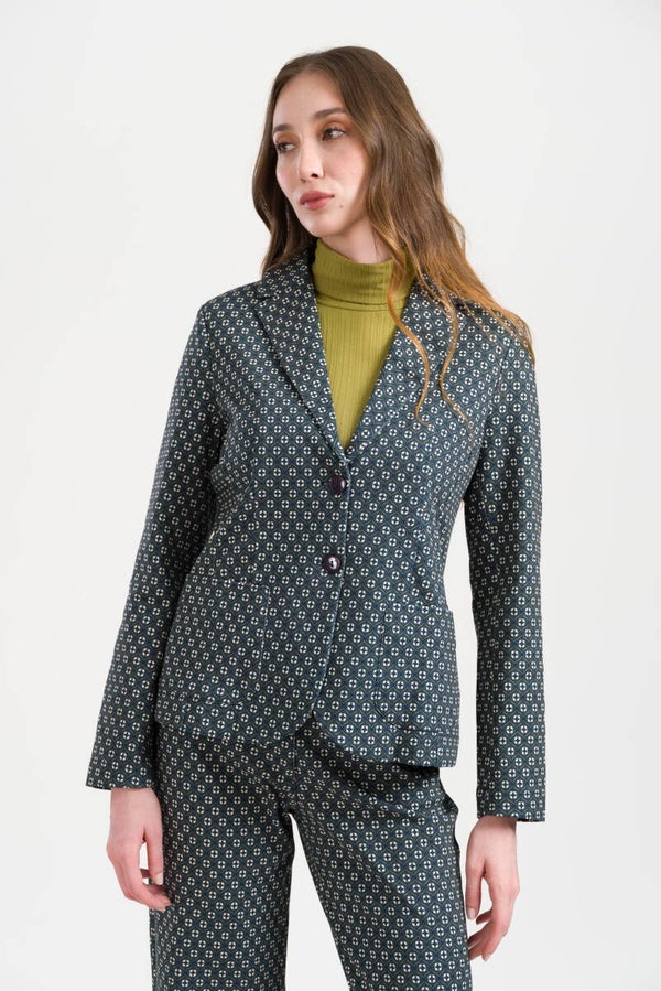 Nelly blazer arden - Navy peony