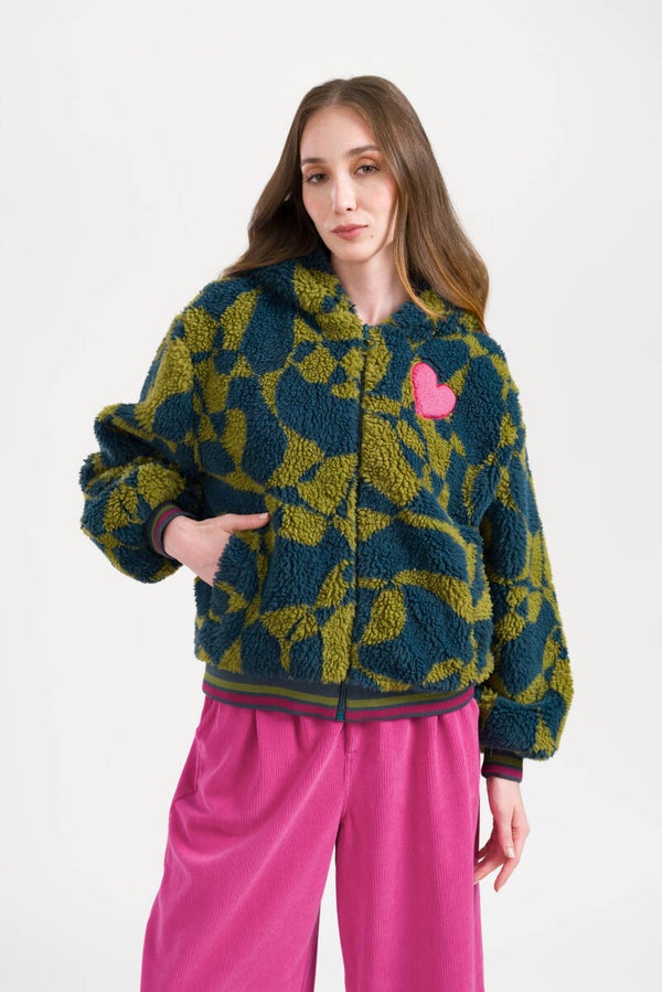 Zyra jacket cosy chaos - Mediterranea